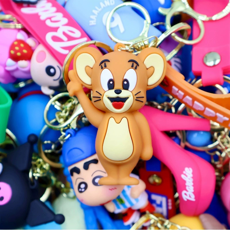 custom Eco-Friendly PVC mouse keychain